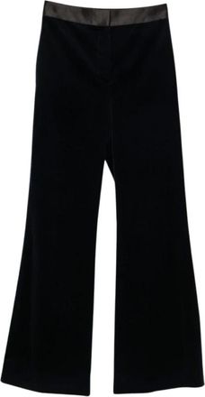 Victoria Beckham Pantalones Anchos - Trousers - Mujer - Negro - S
