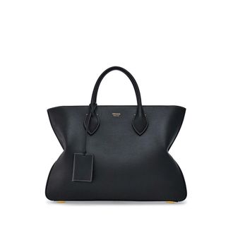 Ferragamo Logo-print Leather Tote Bag