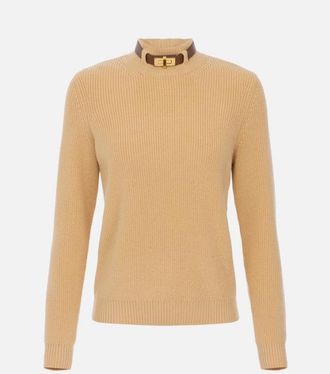 Elisabetta Franchi Trikot mit Juwelenriemen