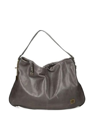 A.S.98 chain-detail leather shoulder bag - women - Calf Leather - One Size - Grey