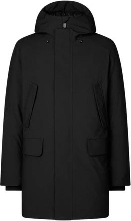 Save The Duck Wilson Parka - Heren - Regenjassen - Zwart - L - Leer - Jassen