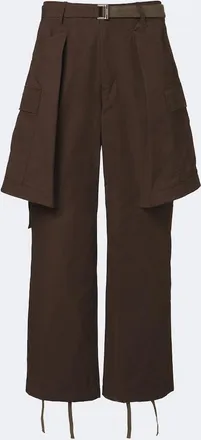 sacai Cotton-blend ripstop cargo pants