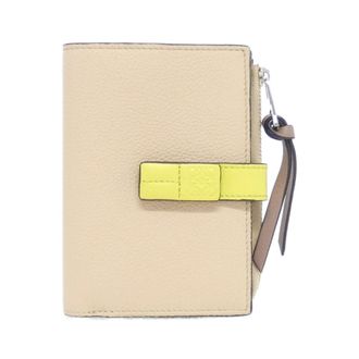 Loewe Beige Leather Wallet (Bi-Fold) (Pre-Owned)