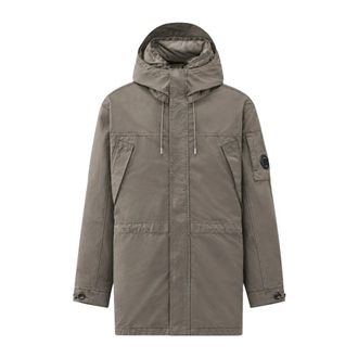 C.P. Company C.P. Company - Parka con Capucha Micro Kei - Coats - Hombre - Beige - XL