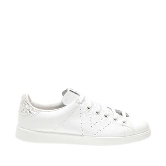Victoria Leren en glitter sneakers