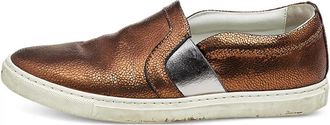 Lanvin metallic sneakers - Brown