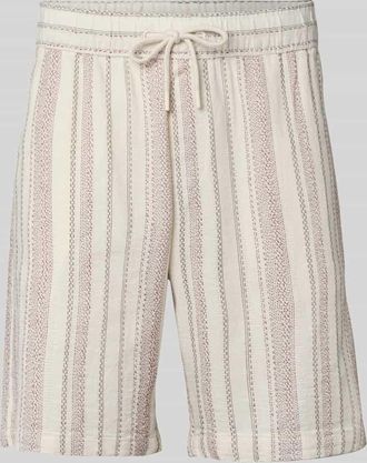 Mc Neal Shorts mit elastischem Bund in Beige, Gr&ouml;&szlig;e XXL