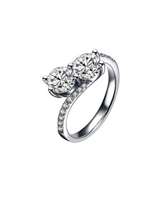 Genevive Silver Cz Ring
