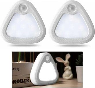 OEM Luz Nocturna Led Con Sensor De Movimiento, Iluminaci&oacute;n Interior Activada Por Movimiento, Luz Led Inal&aacute;mbrica A Pilas, Base Magn&eacute;tica, Luz Led Blanca (