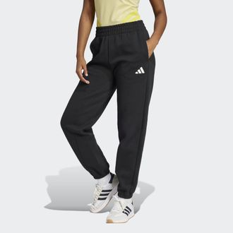 adidas Sporthose ADIDAS SPORTSWEAR W FI SL PT, Damen, Gr. XXL, N-Gr, schwarz, Obermaterial: 68% Baumwolle, 32% Polyester, Hosen Sporthose, Regul&auml;r geschnitte