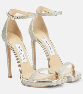 Jimmy Choo London Sandali Alva 120 in pelle