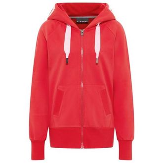 Elbsand Kelda Hood-Jacket Sweat- & Trainingsjacke f&uuml;r Damen | rot