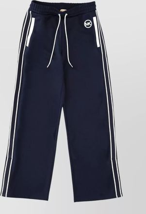 Michael Kors logo track trousers elastic waistband side stripes