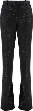 Tom Ford Black Tailored Flat Front Pants