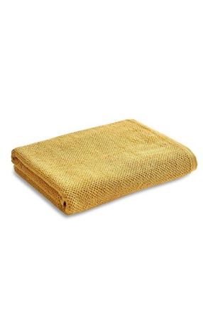 Christy Brixton Textured Popcorn Weave Bath Towels in Saffron at Nordstrom