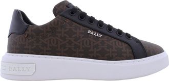 Bally Miky B Monogram Printed Fabric Sneakers, Brand Size 6 ( US Size 7 )