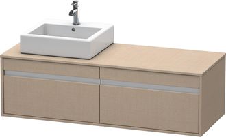 Duravit Duravit - Mueble Bajo Lavabo 550x1400x426m Ketho Con Iluminaci&oacute;n En Lino Li