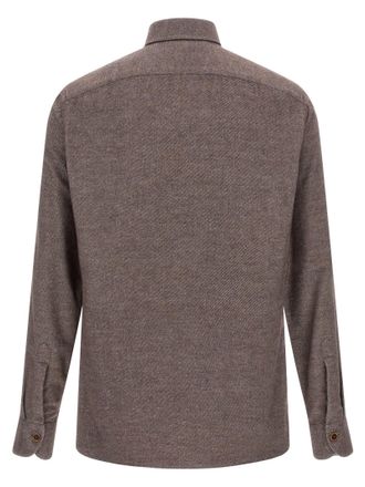 Borriello Flannel Shirt - Taupe