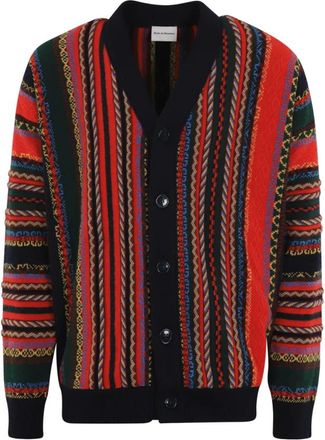 Dr&ocirc;le de Monsieur Cardigan 9.S - Heren - Vesten - Veelkleurig - M - Wol - Truien & Vesten