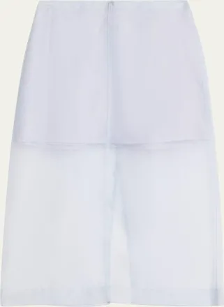 SIMKHAI Dana Organza Midi Skirt