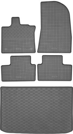 OEM Renault Captur Ii Suv A Partir De Enero De 2020 Set - Alfombrillas De Goma Para Coche + Alfombrilla Para Maletero