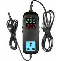 OEM Termostato Para Caldera, Termostato Electr&oacute;nico, Controlador De Temperatura Con Pantalla Digital Led Y Enchufe
