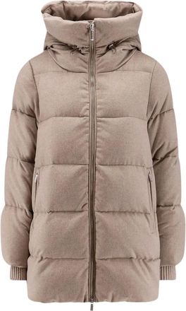 Moorer Piumino Carinzia-OZ con cappuccio - Toni neutri