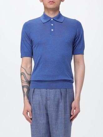 Brunello Cucinelli Polo in seta e cotone Brunello Cucinelli