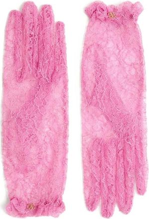 Valentino Garavani VLogo Signature Lace Gloves