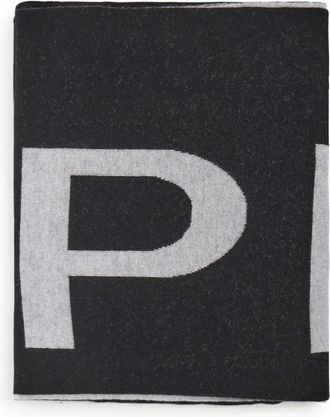 Pinko Serbia Scarf - Dames - Wintersjaals - Zwart - ONE Size - Wol - Accessoires