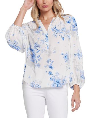 NYDJ Nydj Puff Sleeve Popover