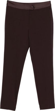 Imperial Pantaloni in cotone con bottoni - Marrone