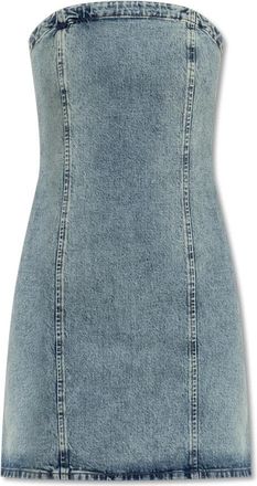 Gestuz Denim Jurk Gznielle - Dames - Korte kleedjes - Blauw - L - Denim - Kleedjes