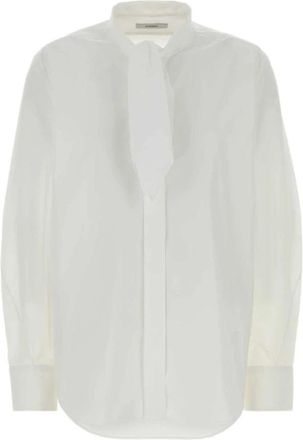 Givenchy Shirt - Dames - Overhemden - Wit - S - Nylon - Overhemden