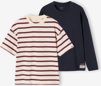 Jonen 2er-Pack Jungen Shirts Jonen wollwei&szlig;