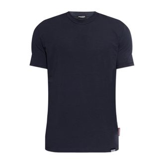 Dsquared2 T-Shirts, male, Blue, Size: XL Lingerie T-Shirt with a Crew Neck