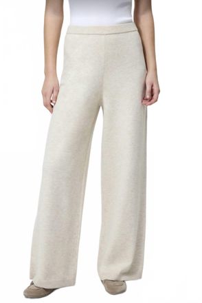 French Connection Marley Knit Pants In Oatmeal