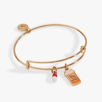 Alex and Ani You Are Indispensable Pill Bottle Bangle in Gold at Nordstrom