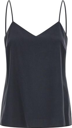 Max Mara Grey Sweetheart Neck Sleeveless Top
