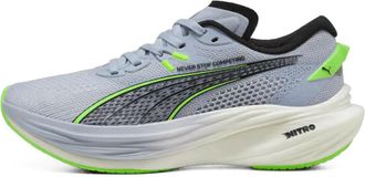 Puma Deviate Nitro 3 HYROX Running Shoes in Cool Weather/Green Glare Women