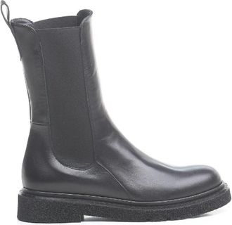 Guglielmo Rotta Keith Ankle Boot - Dames - Chelseaboots - Zwart - 36 EU - Leer - Schoenen