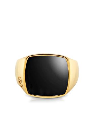 Nialaya onyx cocktail ring - Gold
