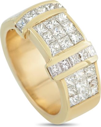 Luxury Bazaar 18K Yellow Gold 2.60ct Diamond Ring MF28-031726