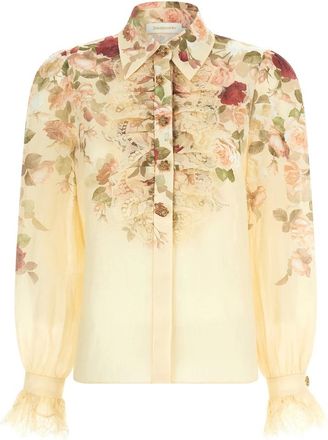 Zimmermann Dames, Blouses & Shirts, Veelkleurig, Maat: XS