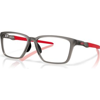Oakley 58mm Square optical glasses in Grey at Nordstrom