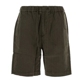 Frescobol Carioca Casual Shorts, male, Green, Size: W30 Felipe Herringbone Drawstring Shorts