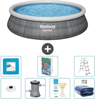 Bestway Piscina Bestway Fast Set Redonda - 457x107 Cm - 8-piezas S500