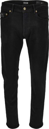 Versace Jeans Couture Jeans con placca logo - Nero
