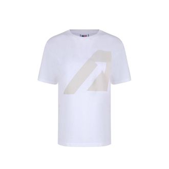 Autry Witte Katoenen T-Shirt
