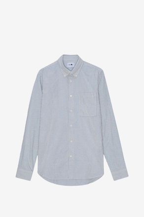 Nn.07 Lang&auml;rmeliges Hemd aus Baumwolle Arne